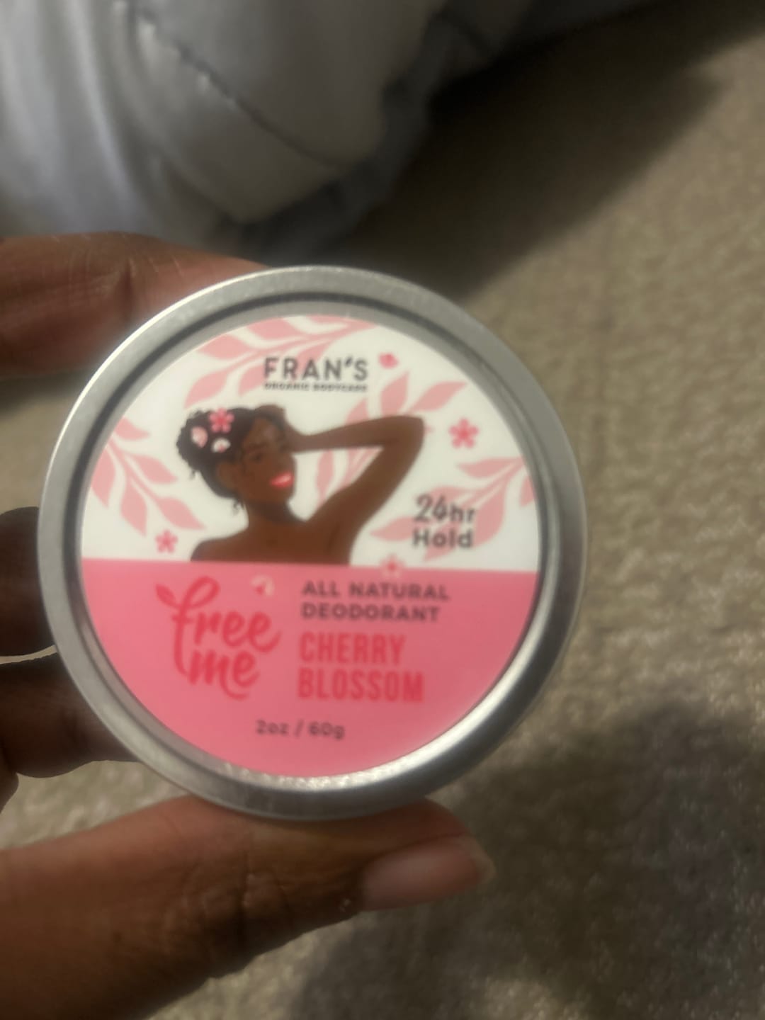 Customer photo review of FreeMe All Natural Deodorant