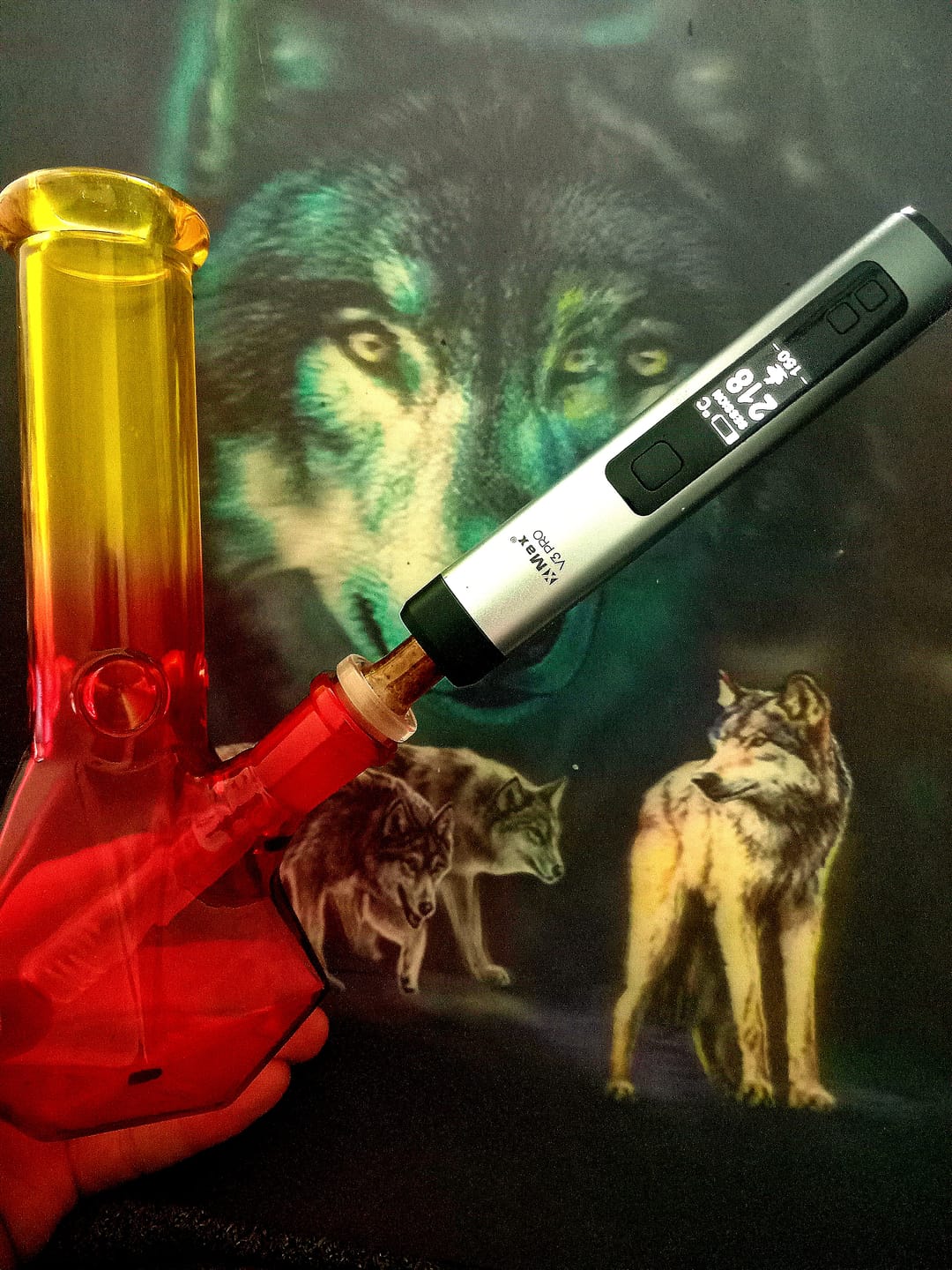 Customer photo review of Xvape Xmax V3 Pro Glass Adapter for Waterpipe
