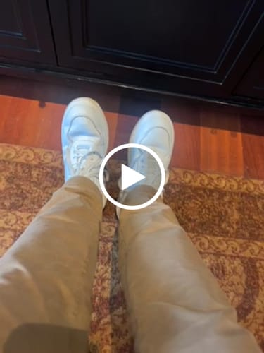 Customer video review of ELEVATESHOES WHITE CASUAL