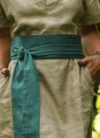 Customer photo review of Ceinture Anita - Lin vert glacier