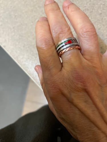 Customer photo review of Palestine Heritage Ring