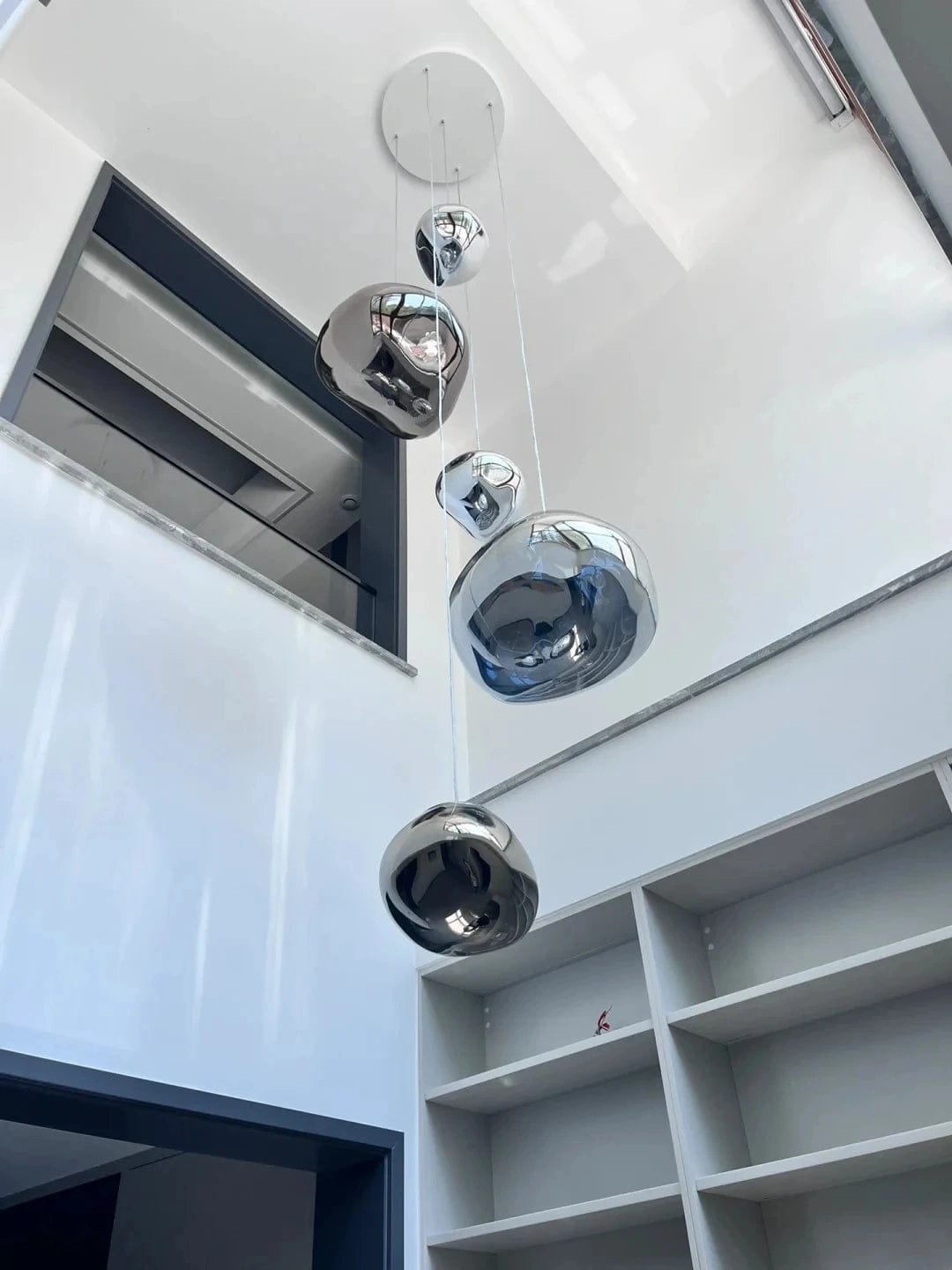 Customer photo review of Tambora Lava Pendant Light(MixedSizes), Bulb Version