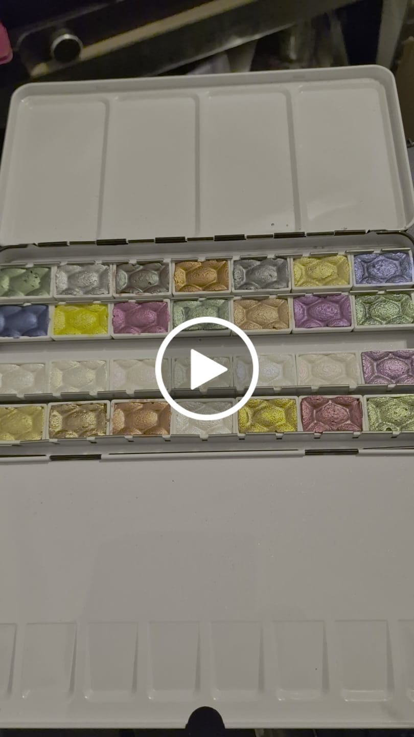 Customer video review of The Luminous Treasury Box - 28 COLORS BUNDLE- (4 COLOR SHIFTERS, 24 SHIMMER COLORS)