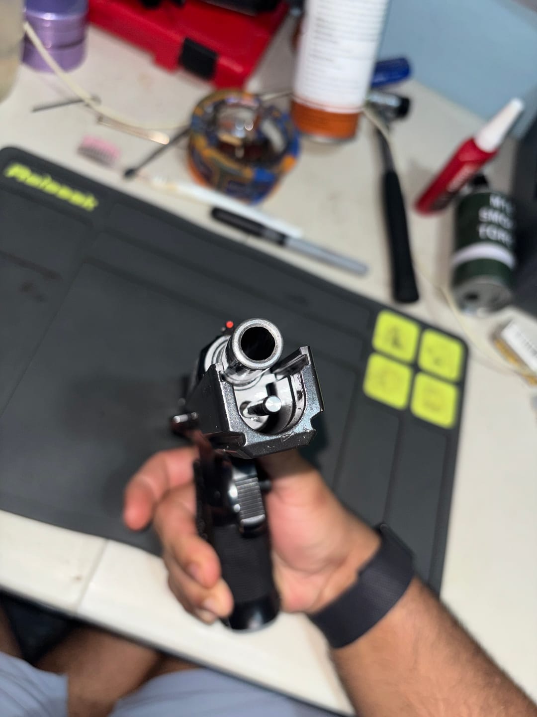 Customer photo review of CZ Shadow 2 Tungsten Guide Rod 5-Inch