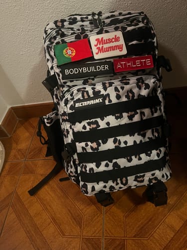 Customer photo review of Mochila Táctica V1 45L All In Leopardo