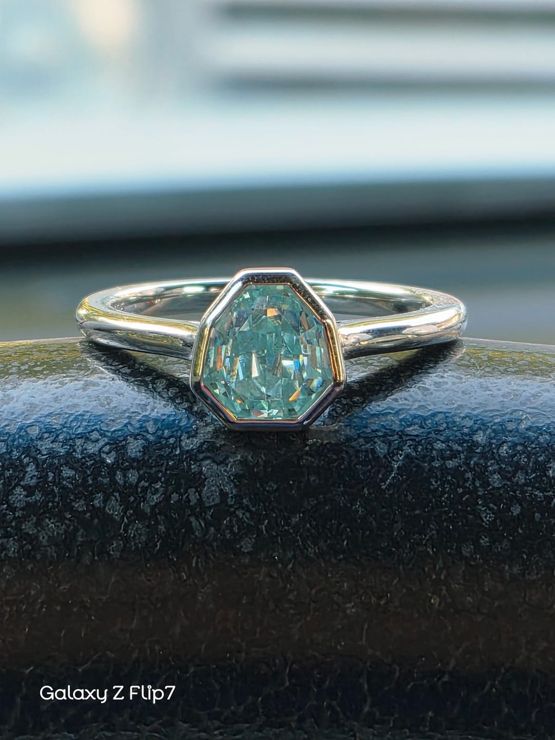 Customer photo review of Dainty Pixel Ring (Ready to ship)