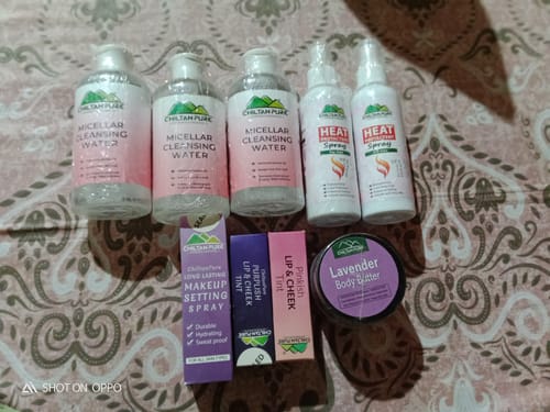 Customer photo review of Purplish Lip Cheek Tint - Smudge-proof, long-wear gives a glow to the face and a natural finish product - 100% Organic lip stain