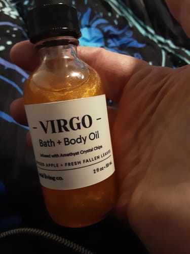 Customer photo review of Virgo Bath & Body Oil