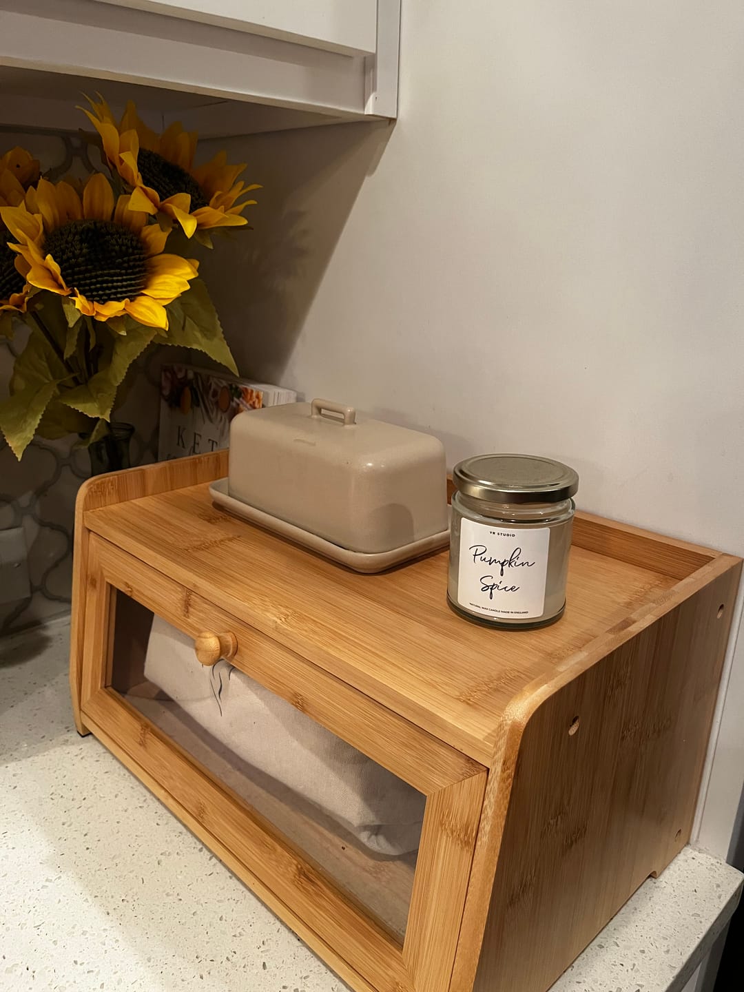 Customer photo review of Pumpkin Spice Candle