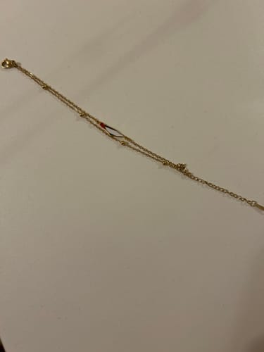 Customer photo review of Palestine Map Bracelet