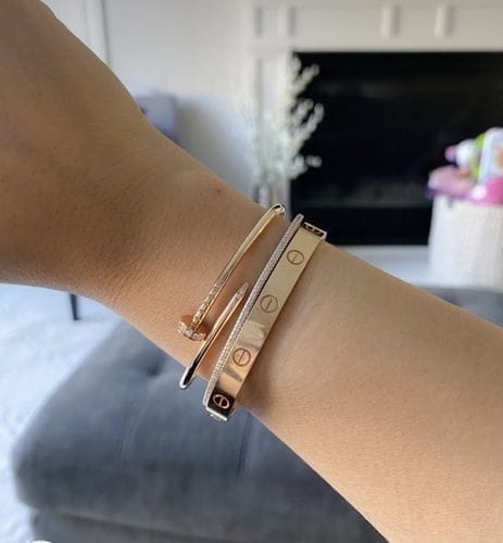 Customer photo review of LOVE BRACELET 6.1MM