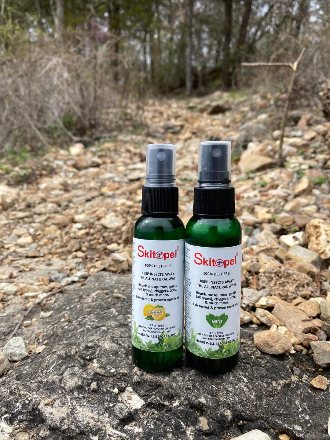 Customer photo review of Skitopel 8oz Lemon Insect Repellent Spray & 20oz Lavender Candle - Ultimate Bug Protection & Relaxation