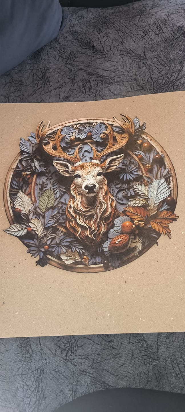 Customer photo review of Geyik V2 - Ahşap Puzzle