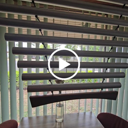 Customer video review of Large Spiral Wing Chime