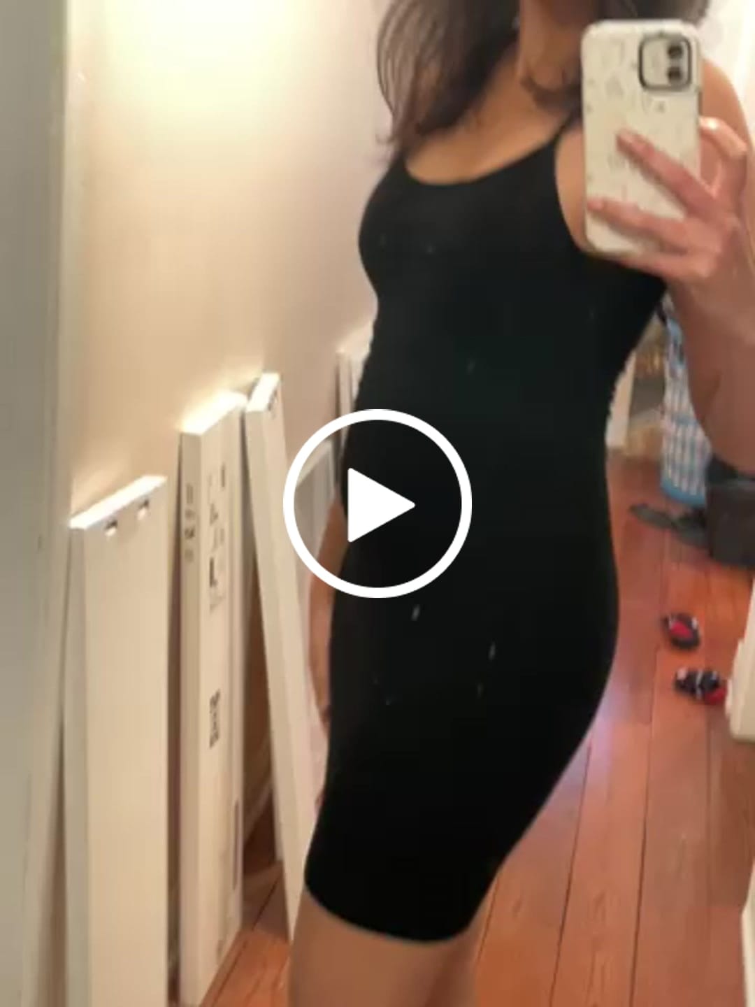 Customer video review of Slip Mini Shapewear Dress