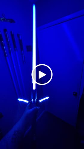Customer video review of Cal crossguard hero saber