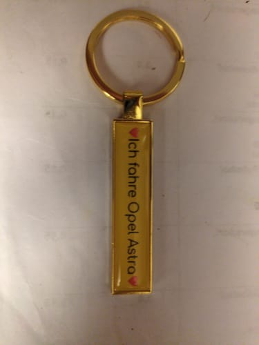 Customer photo review of Kennzeichen Schlüsselanhänger Mini Nummernschild Metall