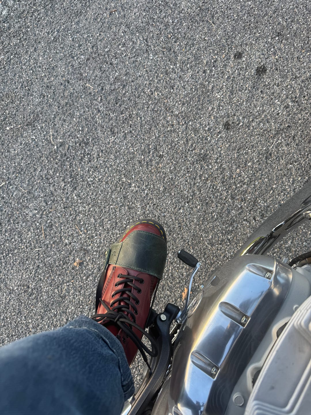 Customer photo review of shoe protector slip on
