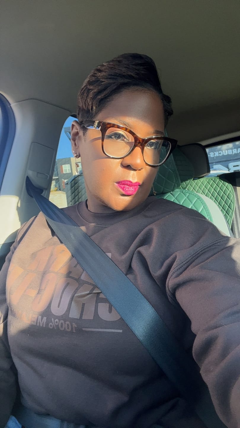 Customer photo review of 100% Melanin Sweatshirt
