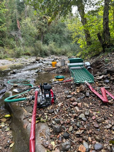 Customer photo review of 12" Speed Banker Unclassified Power Sluice