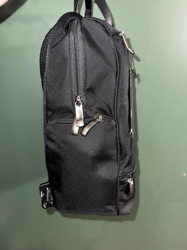 Customer photo review of Flight Essentials Softside Deluxe Backpack, 23L
