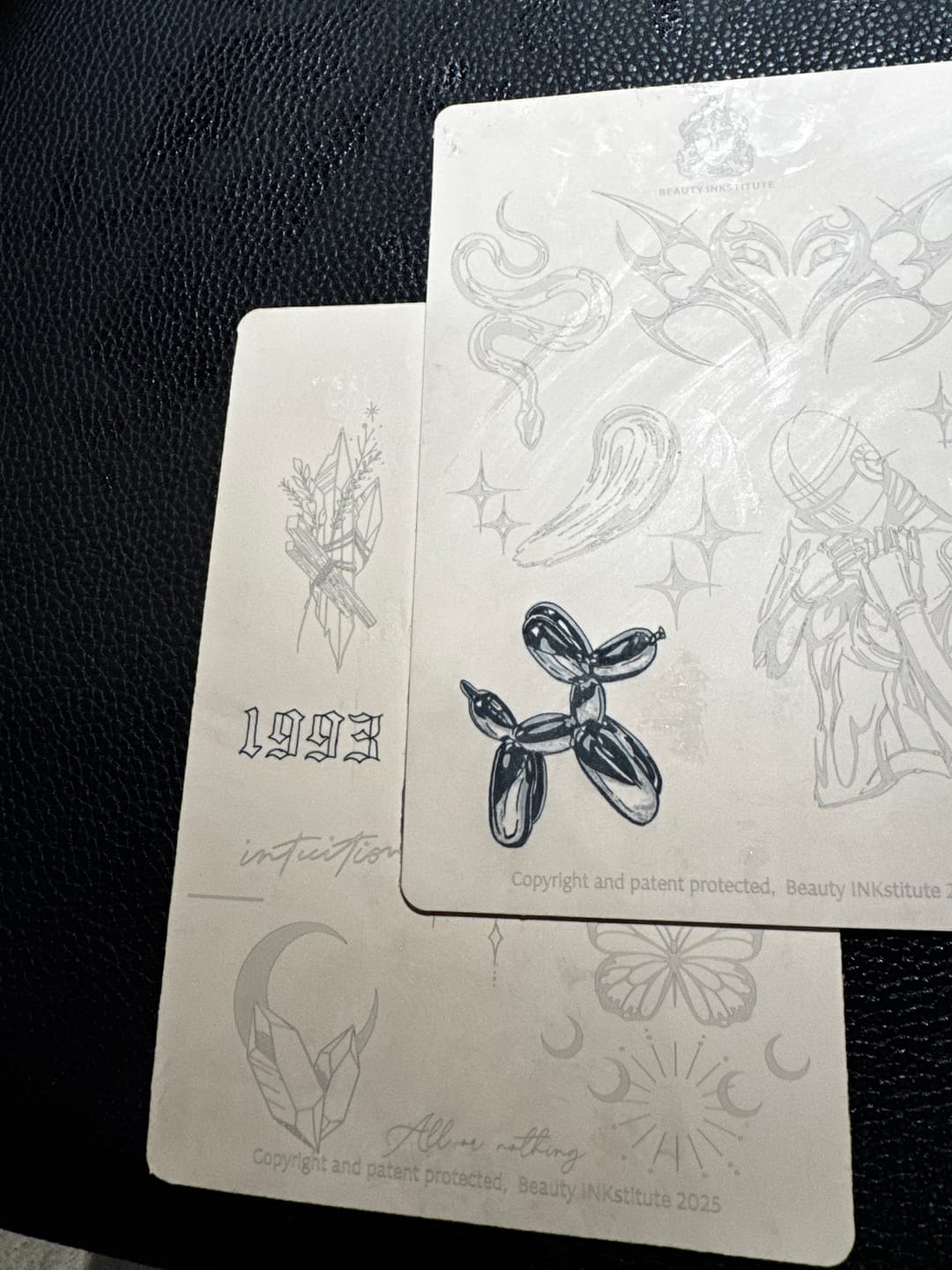 Customer photo review of M33 INK Flash Tattoo Skins (4 Sheet pack + mini course & Flash Downloadable)