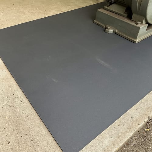 Customer photo review of High-Density Soundproofing Rubber Sheet Matting – Heavy Duty Acoustic Absorption, Ideal for Factories & Industrial Sound Deadening, Polymer Based