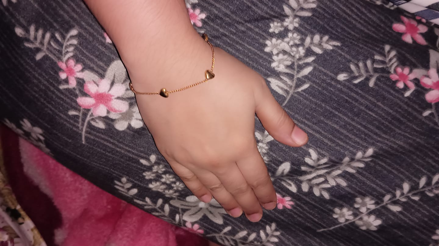 Customer photo review of Lunar Heart Bracelet