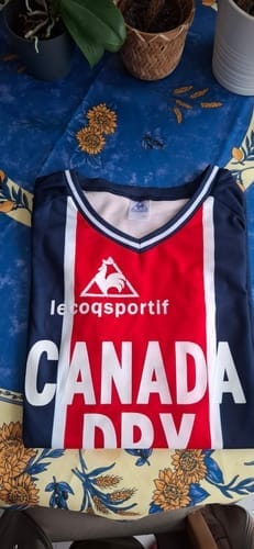 Customer photo review of Maillot Rétro PSG RTL Home 1974