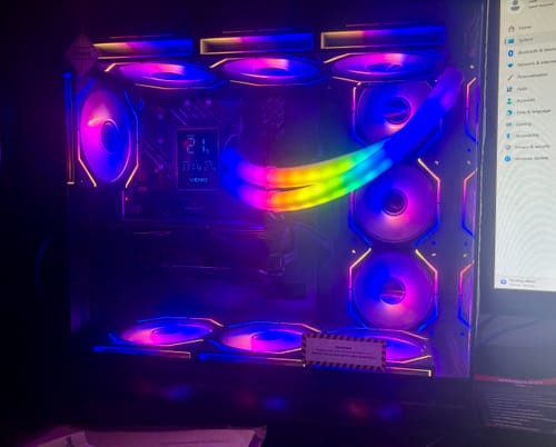 Customer photo review of Nemesis 7 - Intel Core i9 12th Gen Processor 32GB Nvidia RTX 5060Ti 16GB Ai Ready nv-ms102
