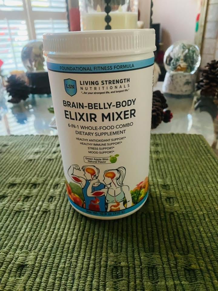 Customer photo review of Brain-Belly-Body Elixir Mixer Powder