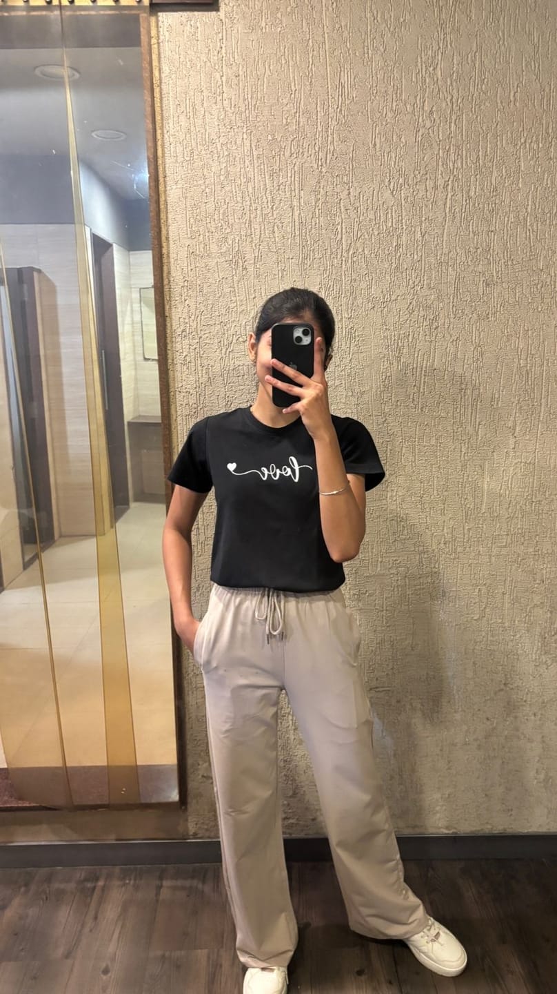 Customer photo review of STRAIGHTFIT COTTON LOWER-BEIGE