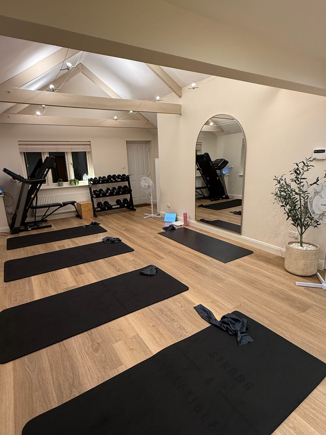 Customer photo review of Large Exercise Mat - Extra Wide & Thick Yoga Mat