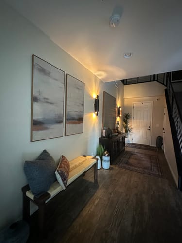 Customer photo review of Abstract Tranquility Set of 2 #WS301