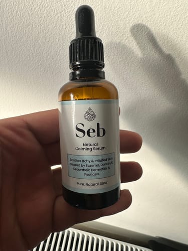 Customer photo review of Seb Natural Calming Serum