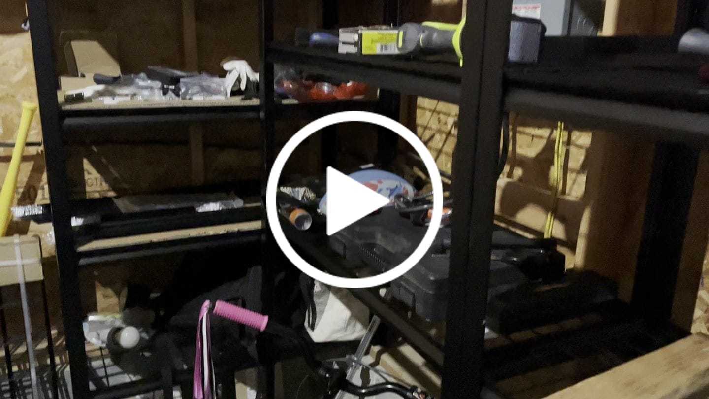 Customer video review of REIBII 35.5" W x 72" H Metal Shelving, 2500 LBS Adjustable Storage Shelves for Garage, Basement, Kitchen and Pantry