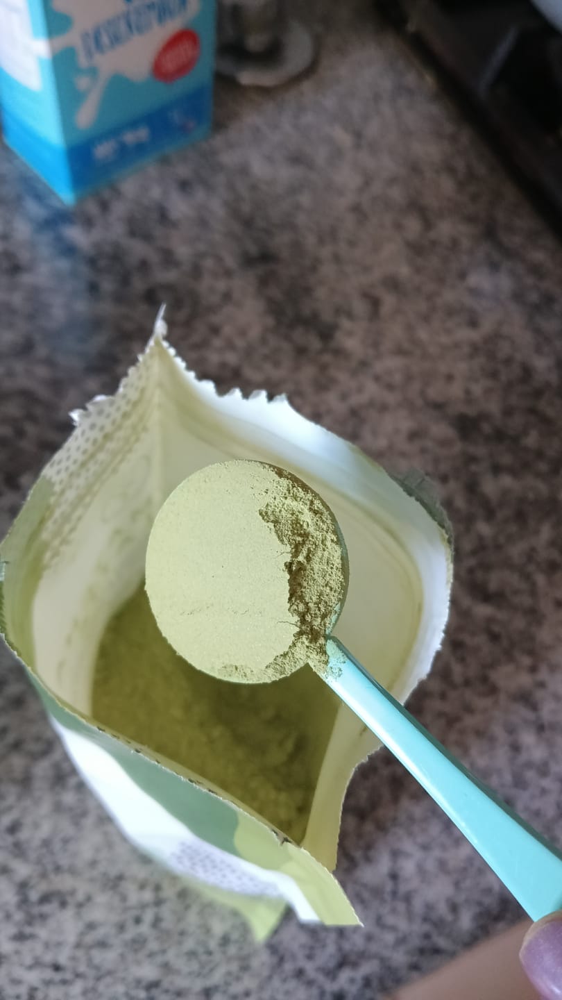 Customer photo review of Matcha Latte 250 Grs