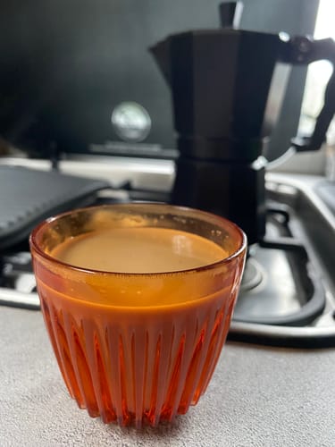 Customer photo review of MYOM 1L Original Oat Milk Blend Case