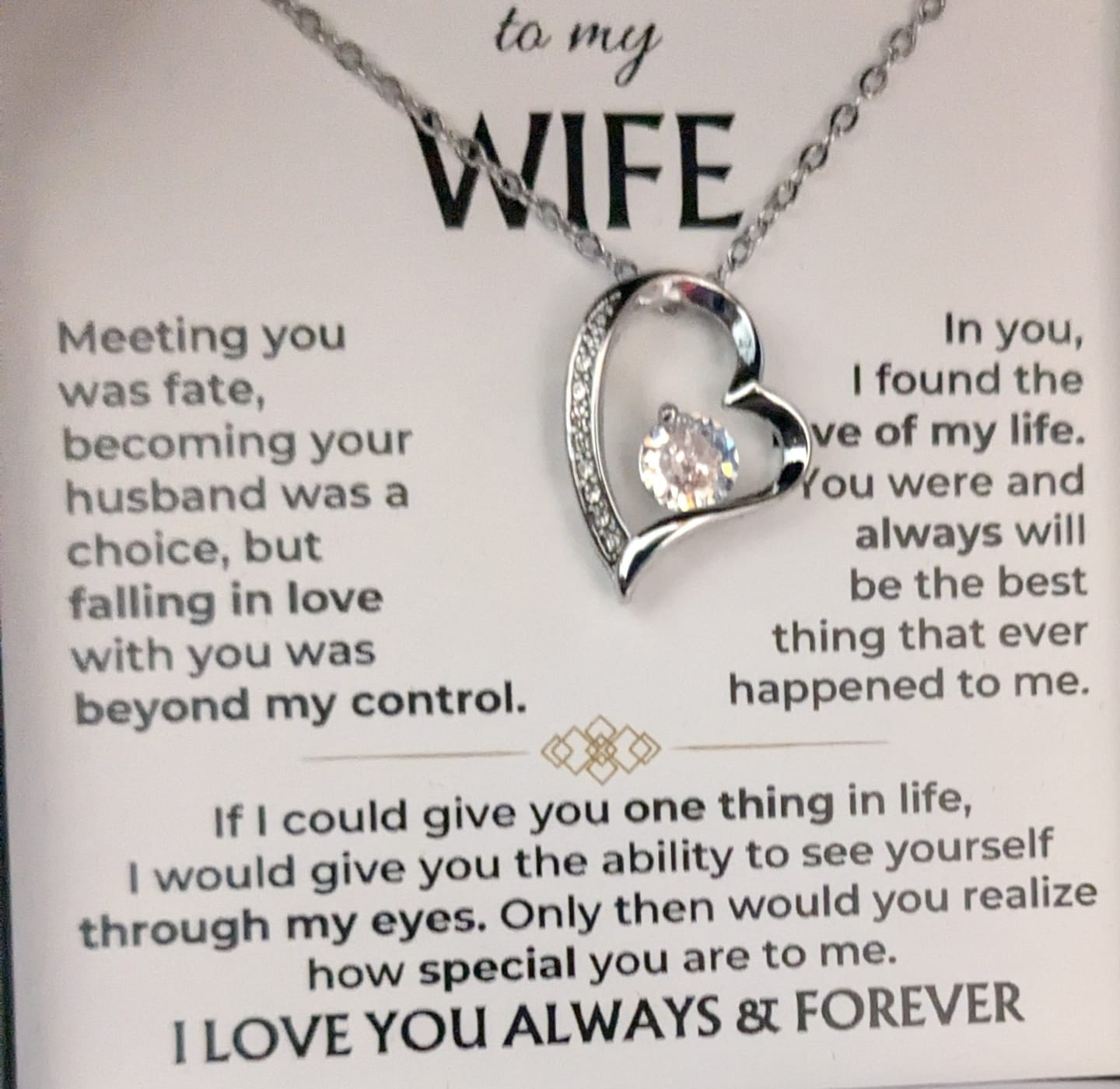 Customer photo review of For the Love of My Life 💞 — The Words I Could Never Say Out Loud