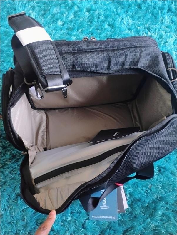 Customer photo review of Flight Essentials Softside Deluxe Boarding Bag - 32L