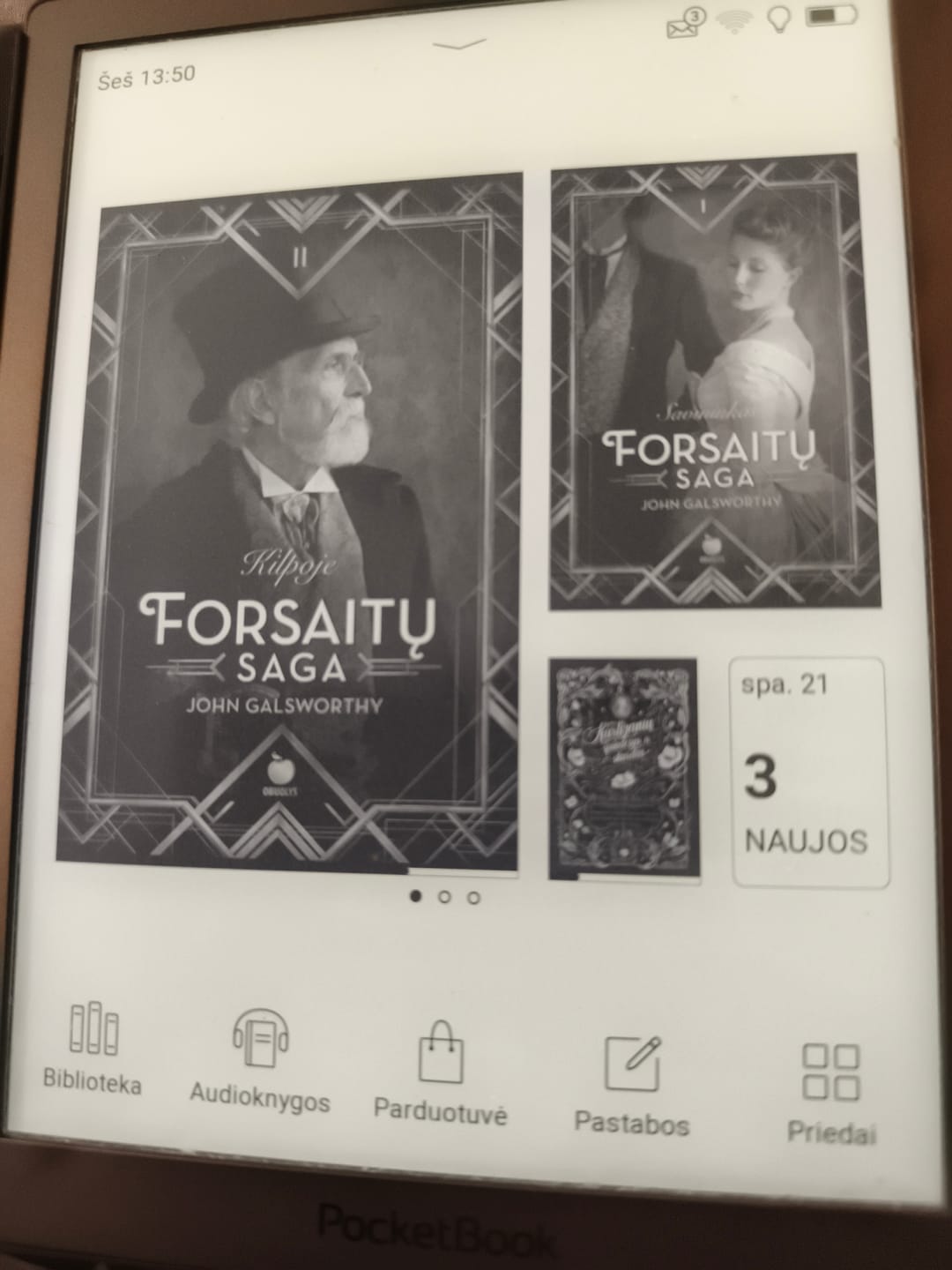 Customer photo review of E-knyga Forsaitų saga III tomas Išnuomojama: atsisiųskite akimirksniu ir skaitykite iš karto!