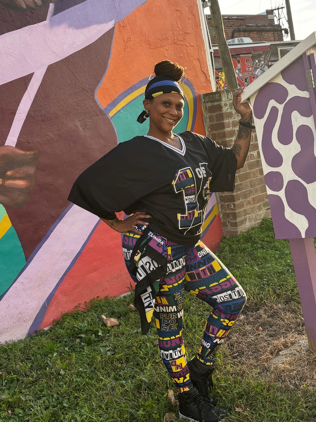 Customer photo review of ZW High Waisted Ankle Leggings
