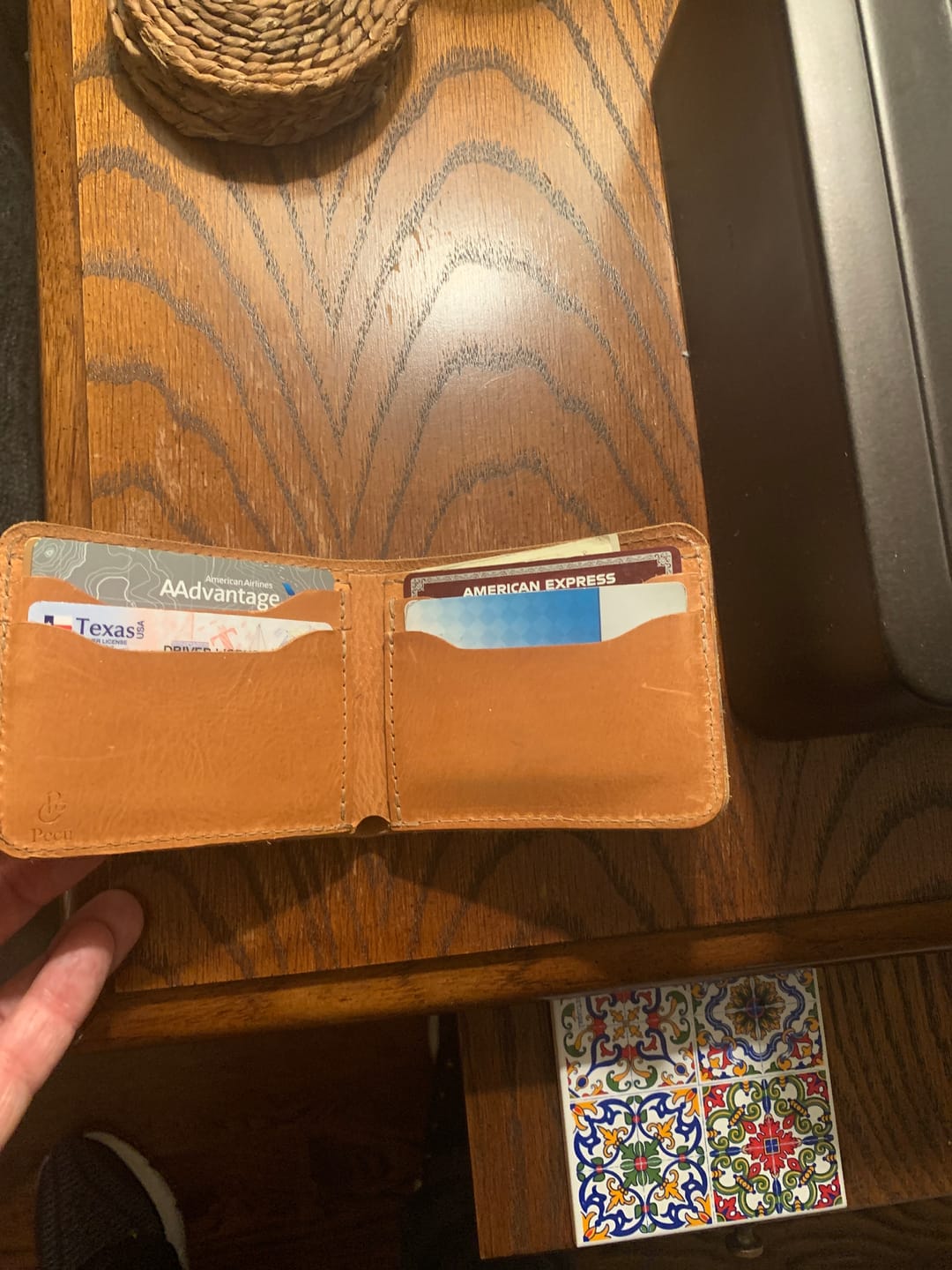 Customer photo review of The Attoyac - Traditional Leather Bifold Wallet