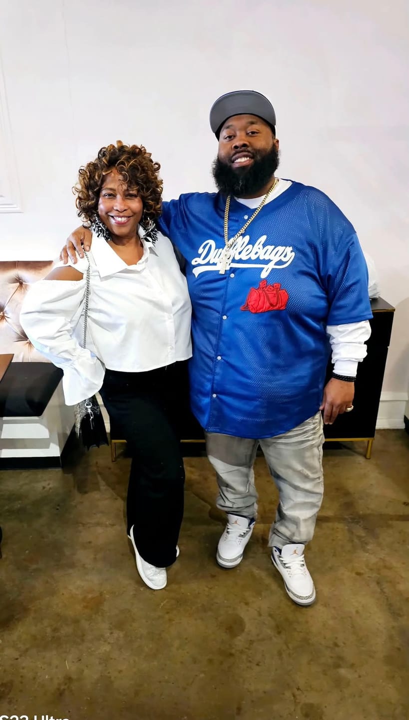 Customer photo review of Dufflebags - Royal Blue Jersey