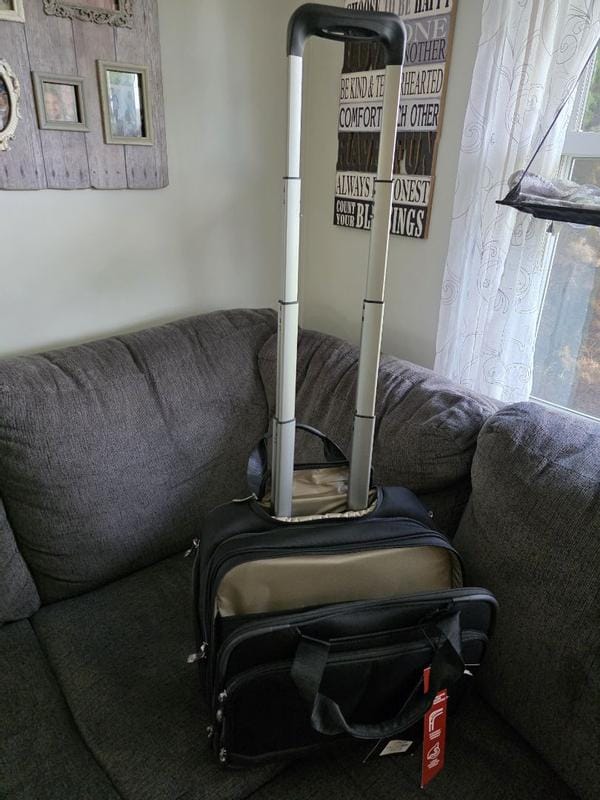 Customer photo review of Flight Essentials Softside Wheel-A-Board Bag - 30L