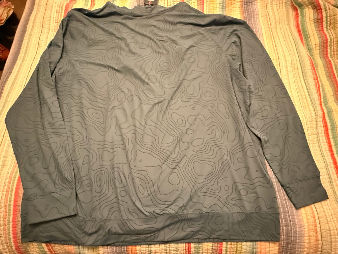Customer photo review of Topo (Inverted) – Performance Hoodie