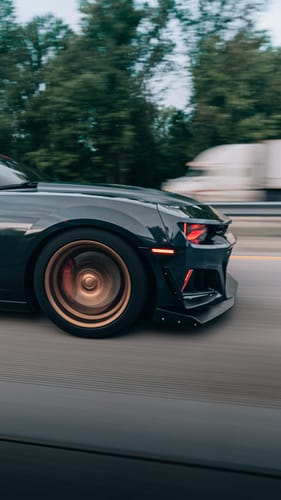 Customer photo review of 2010-2015 Chevy Camaro ZL1 1LE Track Package Front Bumper Conversion 11pcs Full Kit Flat BLK Body Kit