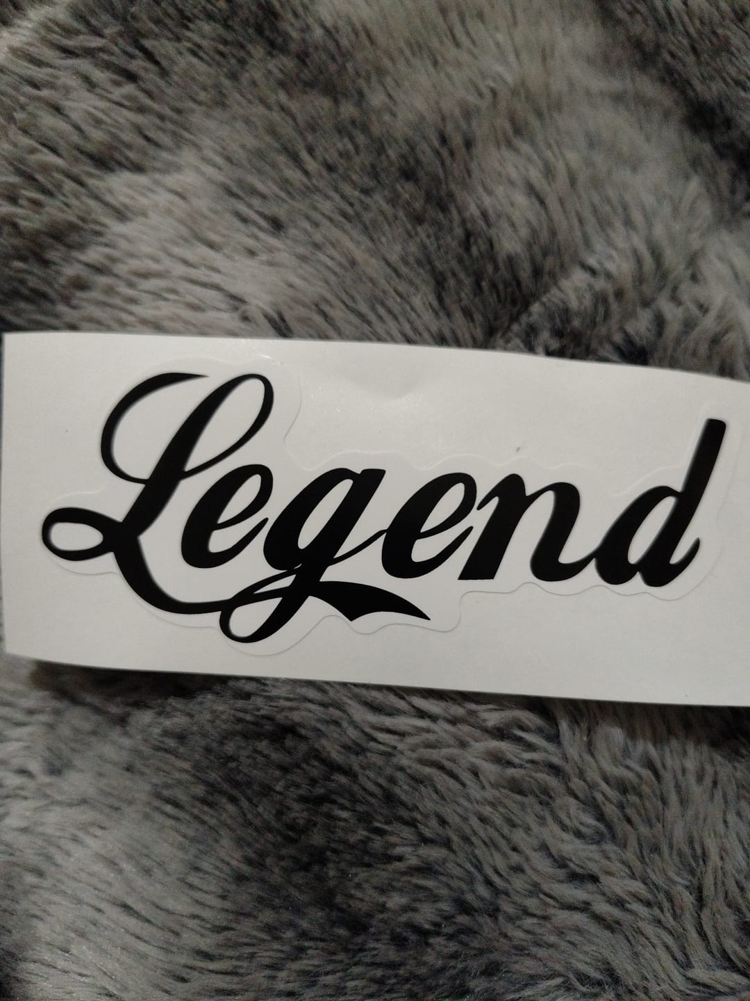 Customer photo review of Legend Decal