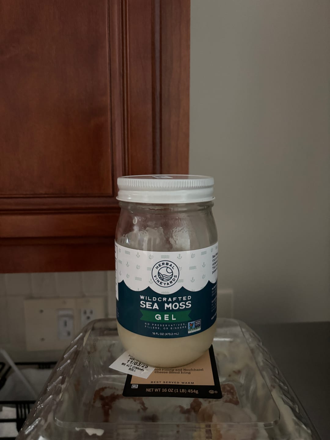Customer photo review of EXCLUSIVE GOLD SEA MOSS GEL