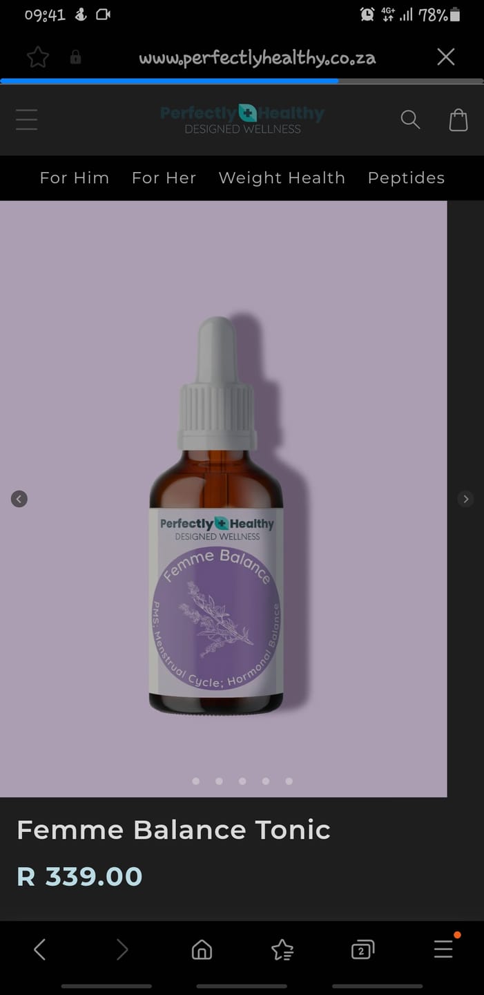 Customer photo review of Femme Balance Tonic
